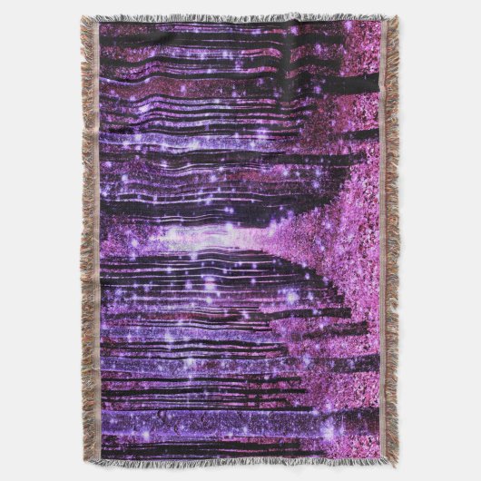 Gooi Deken Magisch Bos Paarse Roze (Voorkant Verticaal)