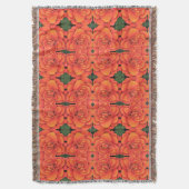 Gooi deken Sinaasappel Begonia (Voorkant Verticaal)