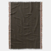 Gooi Deken-Zwart en goud Deken (Voorkant Verticaal)