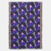 "Gooi dekens met kleurrijke bloemen" Deken (Voorkant Verticaal)