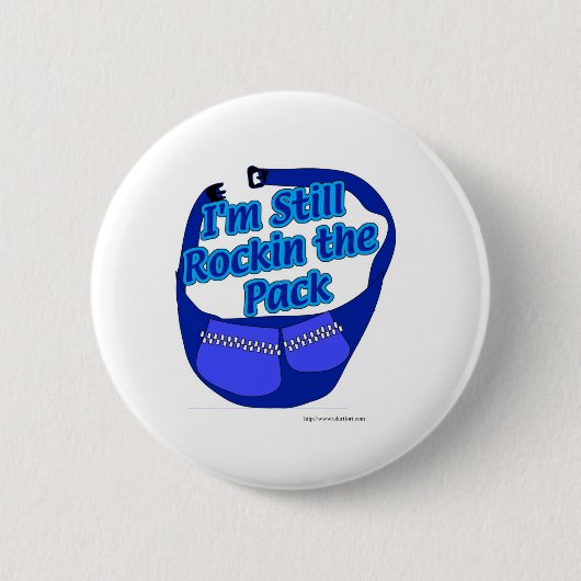 Gooi die Pack. Ronde Button 5,7 Cm (Voorkant)