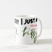 Gooi een Hissy Fit Classic Mok, 11 oz Koffiemok (Voorkant rechts)
