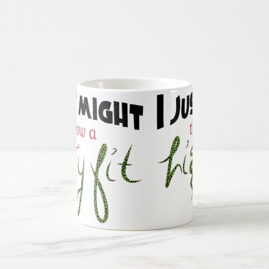 Gooi een Hissy Fit Classic Mok, 11 oz Koffiemok (Center)