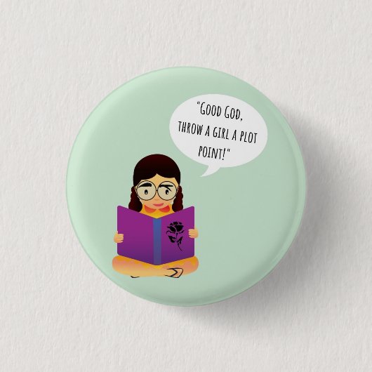 Gooi een meisje een Button met een waarnemingspunt (Voorkant)