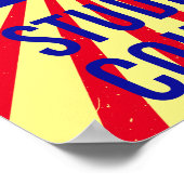 Gooi een stem" Sport-Thema Stemmen Poster (Hoek)