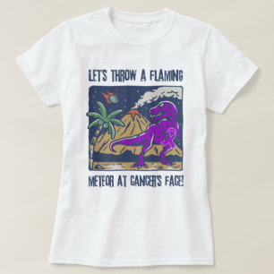 Gooi een vlammende meteoor naar Hodgkin's Lymphoma T-shirt