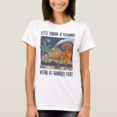 Gooi een vlammende meteoor op leukemie bewustzijn  t-shirt (Voorkant)