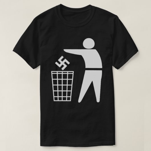 Gooi fascisten weg t-shirt (Design voorkant)