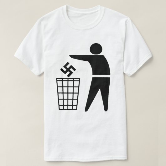 Gooi fascisten weg t-shirt (Design voorkant)