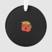 Gooi hem eruit als een pompoen Trumpkin Halloween  Ornament (voorkant)