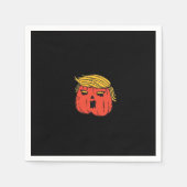 Gooi hem eruit als een pompoen Trumpkin Halloween  Servet (Voorkant)