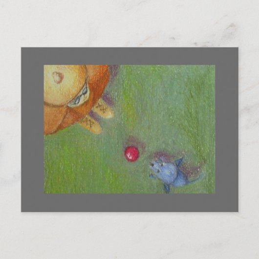 Gooi het briefkaart (Voorkant)