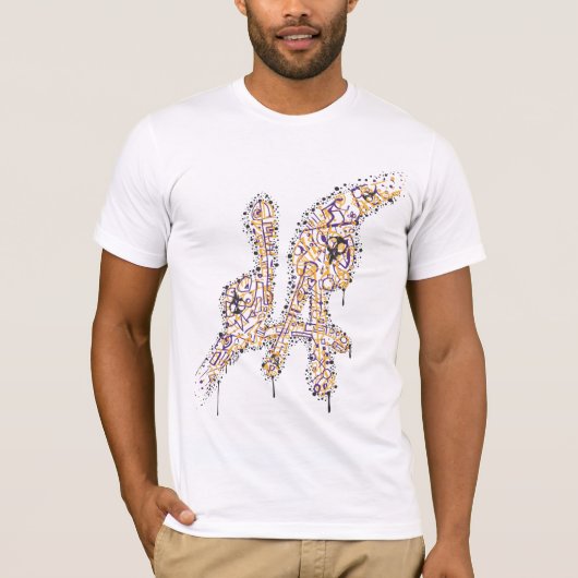 Gooi het naar boven! t-shirt (Voorkant)