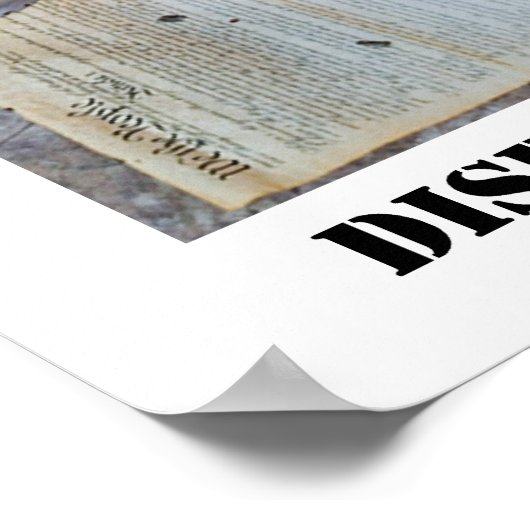 Gooi het vuile dozen Poster $20,00 weg (Hoek)