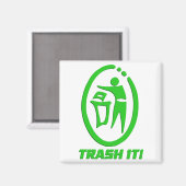 Gooi het weg magneet (Voorkant / Achterkant)