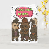 Gooi je twijfels weg Motivatie Kaart (Gele Bloem)