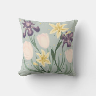 Gooi kussen bloemen