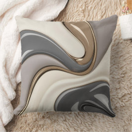 Gooi kussen in stijlvolle abstracte afbeelding