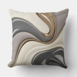 Gooi kussen in stijlvolle abstracte afbeelding