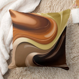 Gooi kussen in stijlvolle abstracte afbeelding