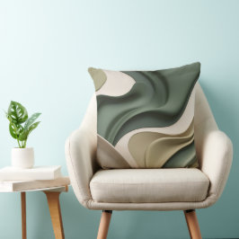 Gooi kussen in stijlvolle abstracte afbeelding