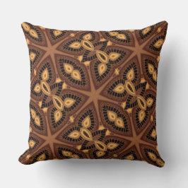 Gooi kussen met Tribal geometrisch patroon