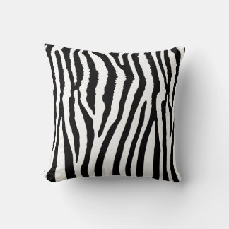 Gooi kussen met zebraprint