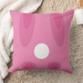 Gooi Kussen - Miss Bunny Ears, Voeten, Witte staar (Deken)