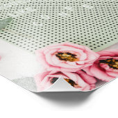 Gooi liefde rond als Confetti bloemenfoto afdrukke Foto Afdruk (Hoek)