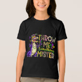 "Gooi me iets, meneer" Mardi Gras Jeugd Tri-Blend Shirt (Voorkant)