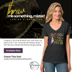"Gooi me iets, meneer" Mardi Gras T-shirt