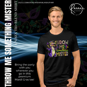 "Gooi me iets, meneer" Mardi Gras T-shirt