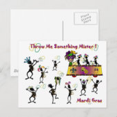 Gooi me iets wat meneer. briefkaart (Voorkant / Achterkant)