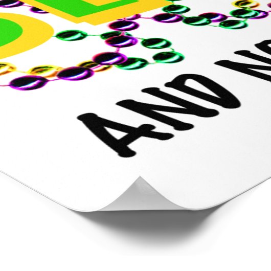 Gooi me kralen en niemand raakt gewond poster (Hoek)