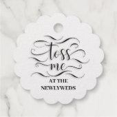 Gooi me naar de Passen getrouwd bruiloft Bedankjes Labels (Achterkant)