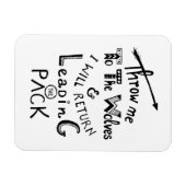 Gooi me naar de wolven! Motivatie prijsopgave Magneet (Horizontaal)