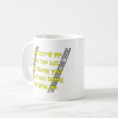 "Gooi me onder de bus" koffie-Mok Koffiemok (Voorkant links)