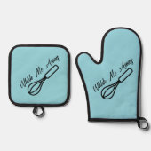 Gooi me weg ovenwant & pannenlap set (Voorkant)