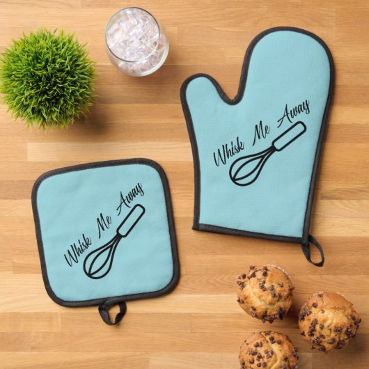Gooi me weg ovenwant & pannenlap set (Top down)