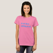 gooi niets in zee t-shirt (Voorkant volledig)