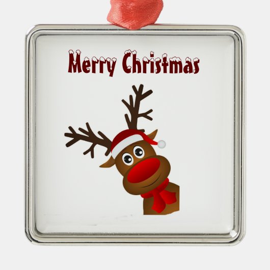 **GOOI NOG LOVABLE REINDEER** CHRISTMAS ORNAMENT (Voorkant)