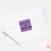 Gooi ver, track en field thrower Stickers (Envelop)