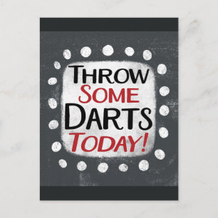 Gooi wat darts vandaag Briefkaart