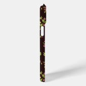 Gooide Bloemen Wildbloemen op Chocolade Bruin Case-Mate iPhone Case (Achterkant / Rechts)