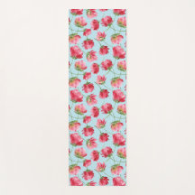 Gooide Crimson Rode Waterverf Bloemen Polka Dots