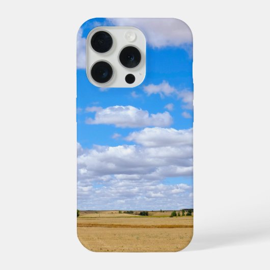 Gooide graanvelden iPhone hoesje (Achterkant)