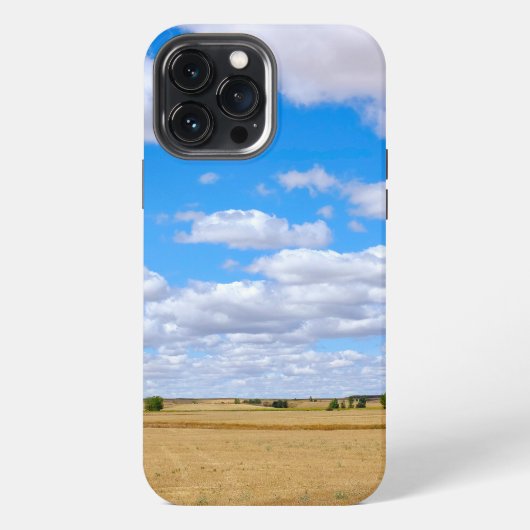 Gooide graanvelden iPhone hoesje (Achterkant)