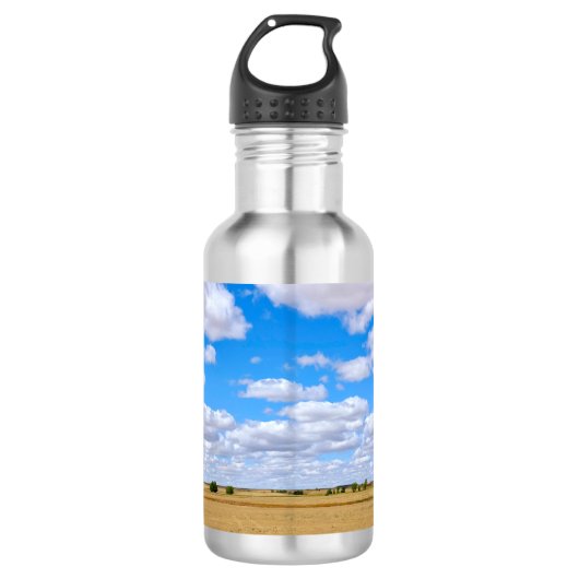 Gooide graanvelden waterfles (Voorkant)
