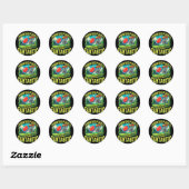 Gooiende Plastic Leuke Fantastische Discgolf Sport Ronde Sticker (Vel)