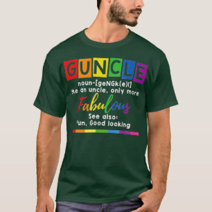 Goom Definition Gay Pride Funny Gift for Gay Unc T-shirt